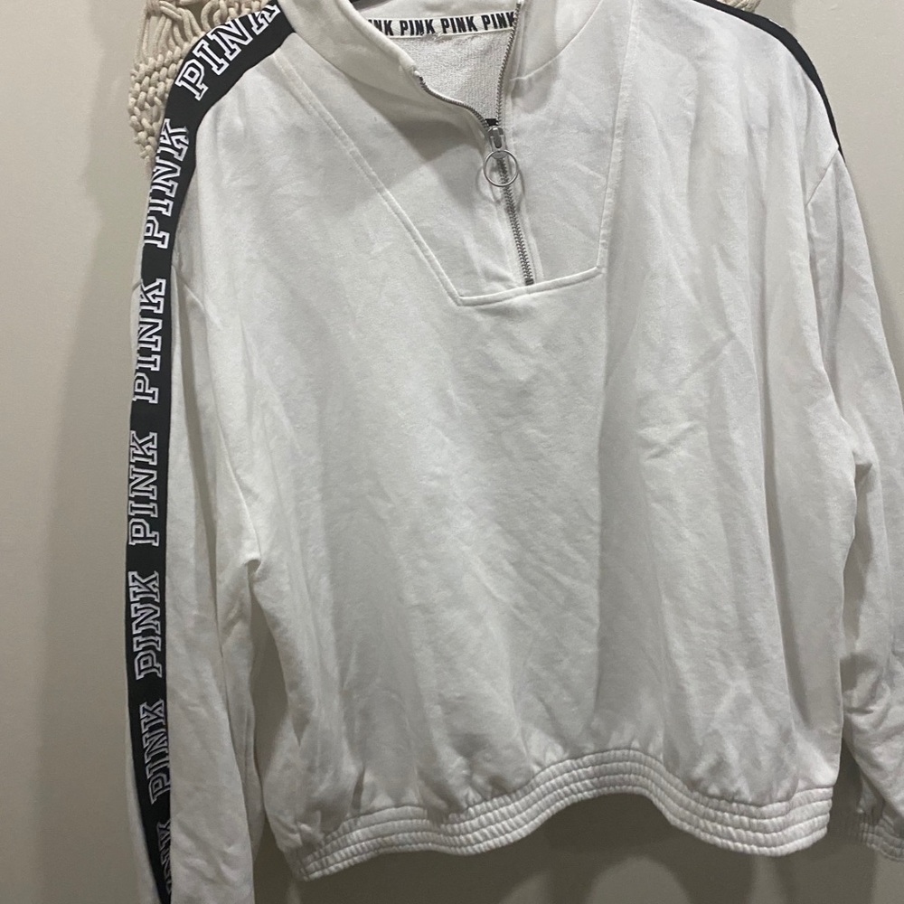 Never worn PINK hoodie with PINK logo